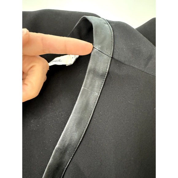 Vince. Black Modern Minimalist Old Money Quiet Luxury Designer Chic Sheath Dress - Picture 6 of 7